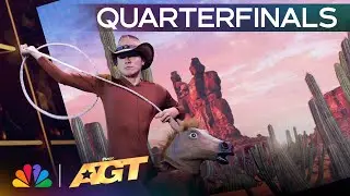 Schumacher Takes 'Horsing Around' To The NEXT LEVEL! | Quarterfinals | AGT 2024