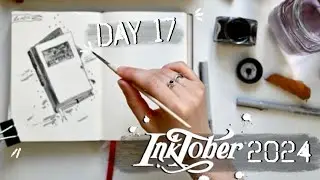 Inktober Day 17: Journal • Inktober 2024 • Lets Art Journal together for Inktober