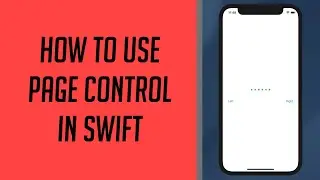 How to use Page Control in Swift