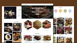 Create A Responsive Multipage Steak Website Design - HTML / CSS / JAVASCRIPT From Scratch