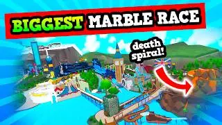 Making The Worlds BIGGEST Marble Track!!