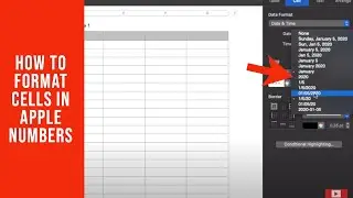 How to Format Cells in Apple Numbers