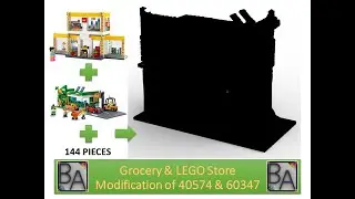 LEGO MOC Grocery & LEGO Store - Modification of Sets 40574 & 60347