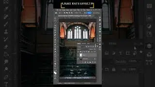 Create Window Sun Rays Effect in Adobe Photoshop #photoediting #photoshop #shortvideo