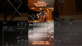 Holloway: Cello Sonata No. 1, IV. Finale 