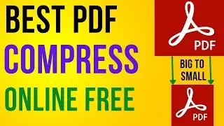 Pdf compress online /best pdf compressor /pdf compress free/pdf large file to small file easy way