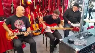 NAMM Musikmesse 2015. Levan Lomidze Live Part 4 . Bogner New Yorker