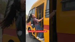 Do you go to school on Bus 🚌? #schooldays #schoolbus #school life #jagritipahwa #schoolvlog