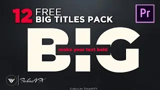 12 Big Titles Pack 2 | premiere pro templates