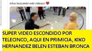 🤣👿👿el VIDEO de la BRONCA entre kiko hernandez y BELEN ESTEBAN