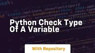 python check type of a variable