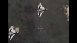 Recreation of the MQ-9 and Su-27 incident on March 14th, 2024