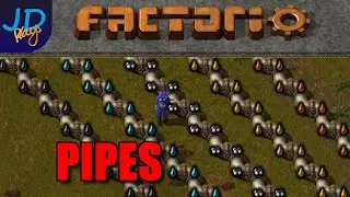 PIPES ⚙️ Factorio on a 45 ∠ Ep8 ⚙️ Gameplay, Lets Play