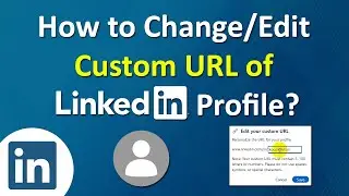 How to Change LinkedIn URL? Change My LinkedIn Username | LinkedIn Username Edit | ADINAF Orbit