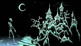 Halloween *Скелетик, идущий туда --  не знамо куда*)))  Футаж