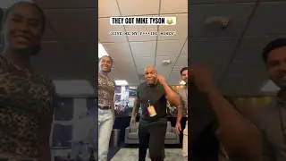 Mike Tyson's daughter got him with "give me my money" prank 🤣