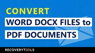 How to Convert DOCX to PDF ? Step by Solution to Change Word DOCX