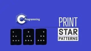 Print Star Patterns in C