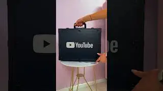 [ASMR] UNBOXING MY *DIAMOND* 10M YOUTUBE PLAY BUTTON!!😭💎✨ (ON MY BIRTHDAY!!🥹) #Shorts