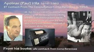 Paul Villa ET Contact From The Constellation Of Coma Berenecis in 1953 3of3