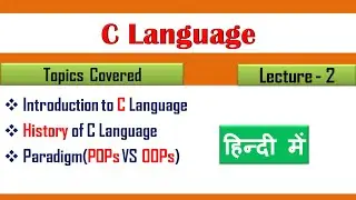 What is C language|(lecture 2)|What is C programming|Introduction to C programming