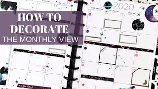 MY TIPS FOR DECORATING THE MONTHLY VIEW | Classic Happy Planner