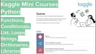 Kaggle Mini Courses - Python