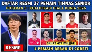 RESMI 🔥 DAFTAR 27 PEMAIN TIMNAS INDONESIA VS JEPANG - KUALIFIKASI PIALA DUNIA 2026 ZONA ASIA