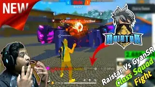 RAISTAR VS GYANSR GOD LVL | 1 SHOT 1 KILL CHALLENGE | CLASS SQUAD ON GYAN GAMING - Garena Free Fire