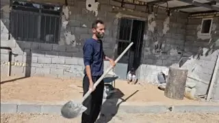 Master Mustafa's severe headache and cooking local bread by Zahra