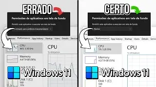 ❗DESATIVE AGORA ESSA OPÇÃO E OTIMIZE SEU WINDOWS 11 🔥 | +FPS & Otimizar CPU e RAM ✔️