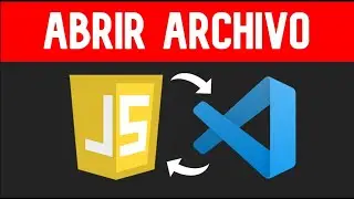 👉 Como ABRIR un ARCHIVO JavaScript en Visual Studio Code 😱