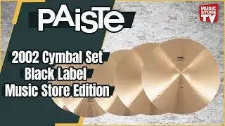 Paiste 2002 Cymbal Set - Black Label -Music Store Edition