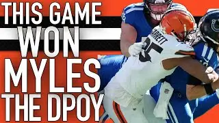 THIS GAME WON MYLES GARRETT THE DPOY - WEEK 7 REWATCH