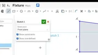 Onshape - One Minute Lesson - Sketching Basics - Applying Automatic and Suggested Constraints