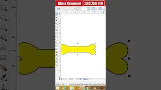 Bone Vector Design Create in Coreldraw |  CorelDraw Shorts
