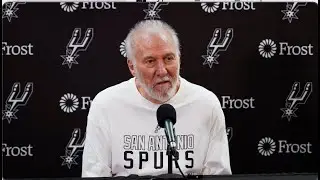 2023-24 San Antonio Spurs Season | Gregg Popovich Media Availability vs Trail Blazers, 12.28.2023