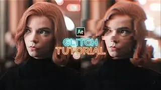 glitch tutorial on after effects | with and without pluggins