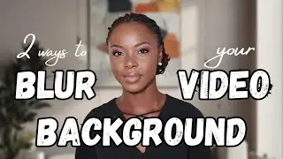 How to Blur video background in capcut - 2 ways!