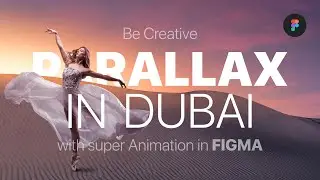 Как делать крутое интро и параллакс в #FIGMA   How to make animated intro and #Parallax in FIGMA