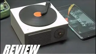 REVIEW: Cuta X10 Retro Bluetooth Speaker, Mini Record Player Design?!