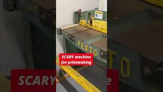 I’m Terrified of this Machine for Printmaking