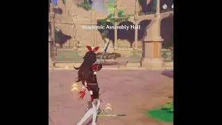 Gravity Boss Trickshot #insane #amber #ganyu