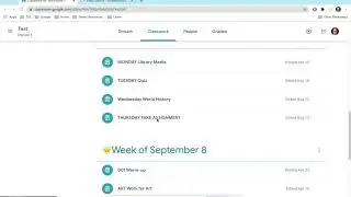 Google Classroom: Grading