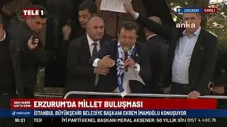 İmamoğlunun miting alanına canlı yayında müdahale!