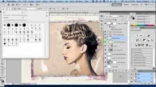 PS Brushes Tutorial: Polaroid Transfers & Grunge Border Photoshop Templates