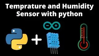 Arduino temperature & Humidity sensor using python