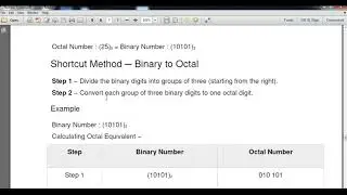 Conversion of Number System Part 2