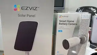 EZVIZ CB3 Wireless Security Camera | EZVIZ Solar Panel for CB3 #ezviz #hikvision #cctvcamera