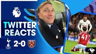 MARC NOBLE THE SECRET SPURS FAN?!? Tottenham 2-0 West Ham [TWITTER REACTS]